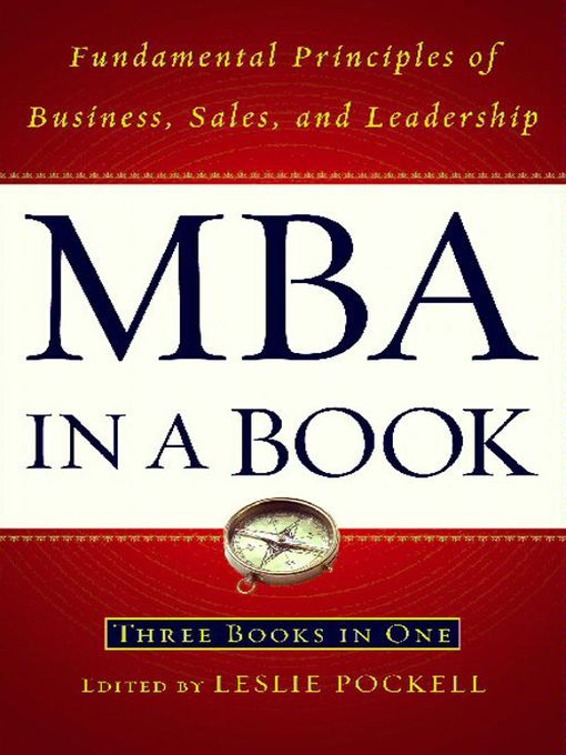 Title details for MBA in a Book by Leslie Pockell - Available